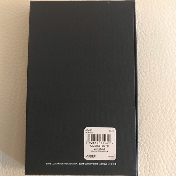 COACH Ombré iPhone XS Max Case - Picture 2 of 3